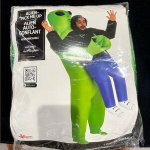 Alien abduction inflatable adult Halloween costume